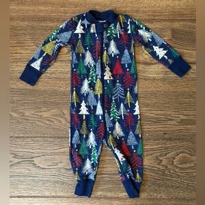 Hanna Anderson Festive Trees Christmas Pajamas, 12-18mo
